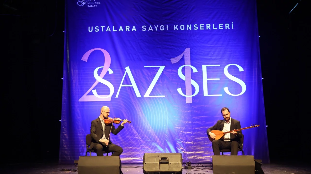 Nilüfer'de 2Saz 1Ses "Ustalara Saygı Konserleri" sürüyor