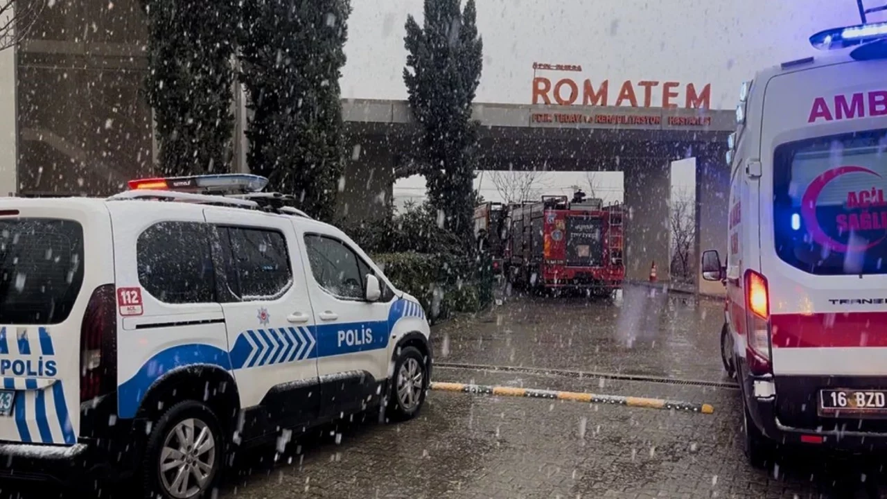 Bursa'da hastane yemekhanesinde yangın!