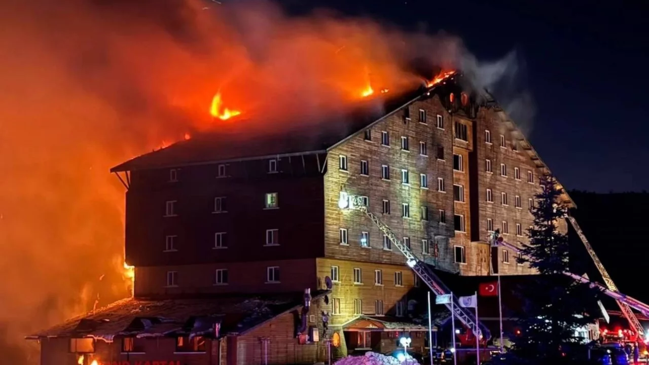 Bolu'daki Grand Kartal Otel yangını davası istinafa taşındı