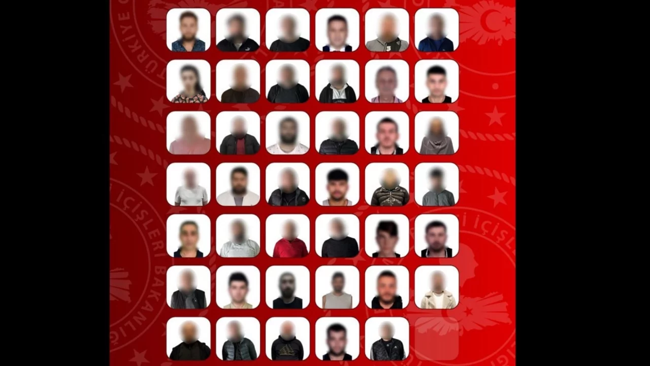 Kırmızı bültenle ve ulusal seviyede aranan 41 firari suçlu yakalandı