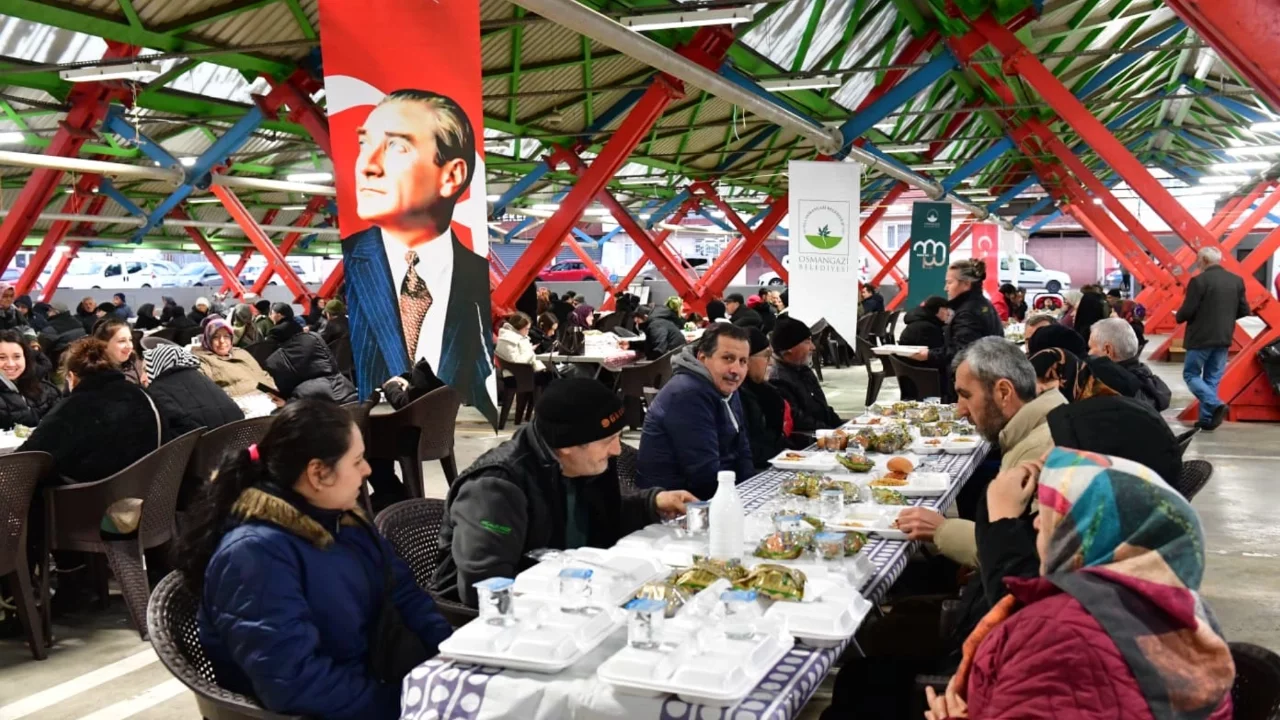 Osmangazi Belediyesi gönül sofrasını Soğanlı'da kurdu