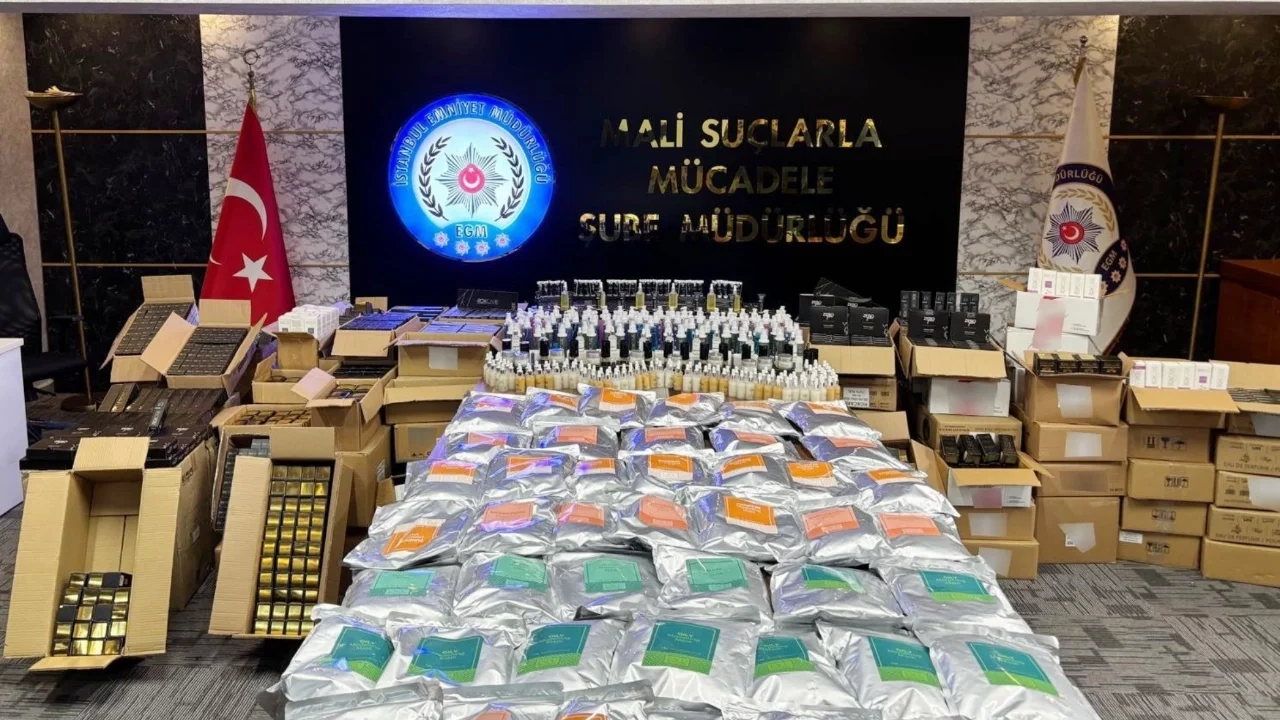 İstanbul'da sahte ilaç ve kozmetik imalathanesine operasyon: 2 gözaltı