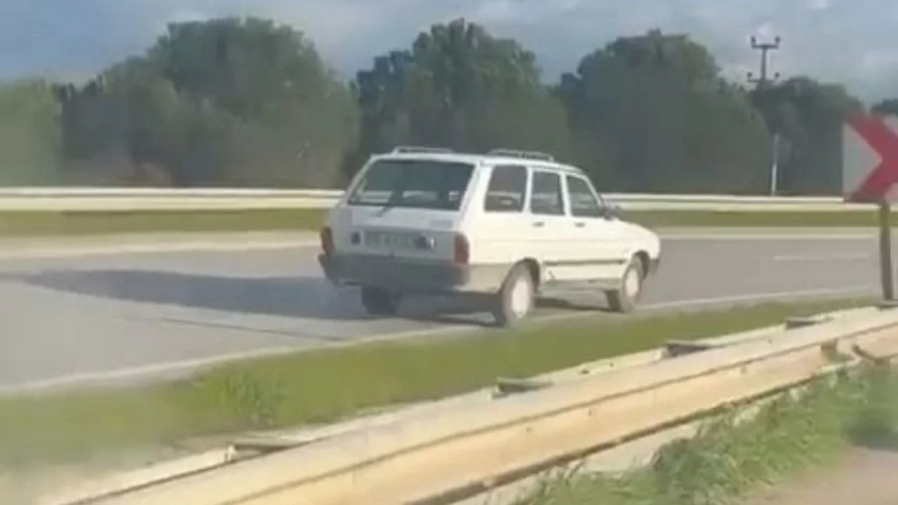 Bursa'da ters şeritte kilometrelerce ilerledi!