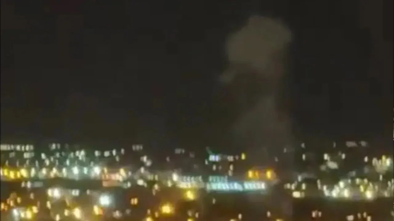 Erbil Havalimanı'nda şiddetli patlama sesleri!