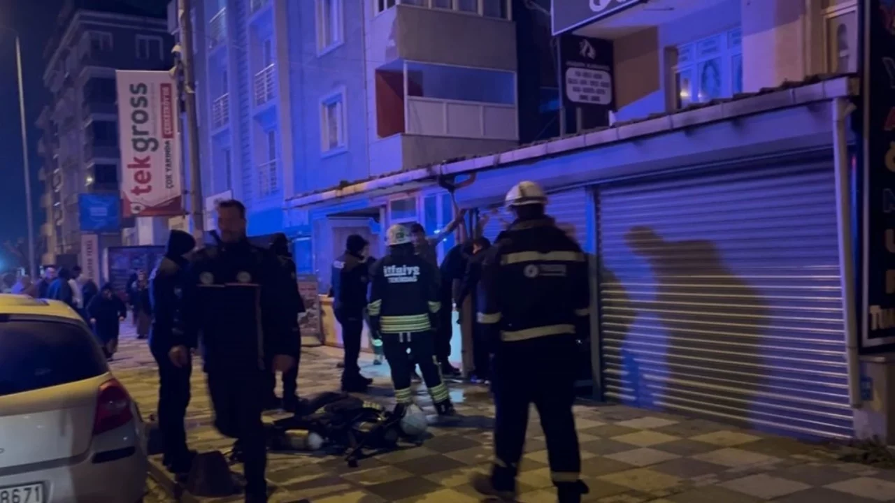 Tekirdağ Çerkezköy'de iş yeri yangını