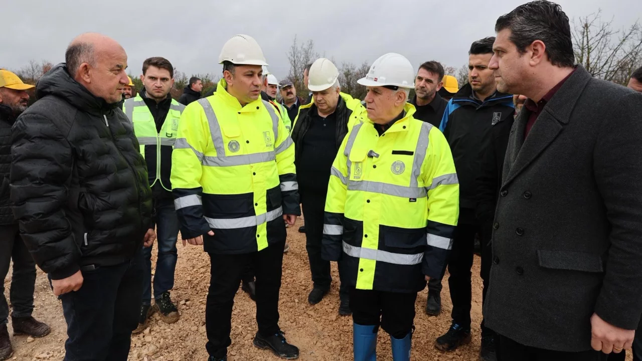 Bursa Büyükşehir Belediyesi'nden Akçalar'a yeni su deposu