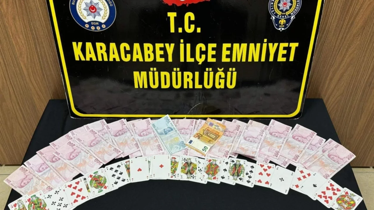 Bursa Karacabey'de kumar operasyonu