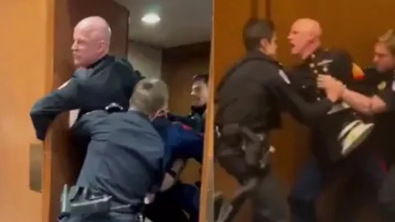 ABD Polisi, Kongre'de Trump'ı protesto eden eski askerin kolunu kırdı