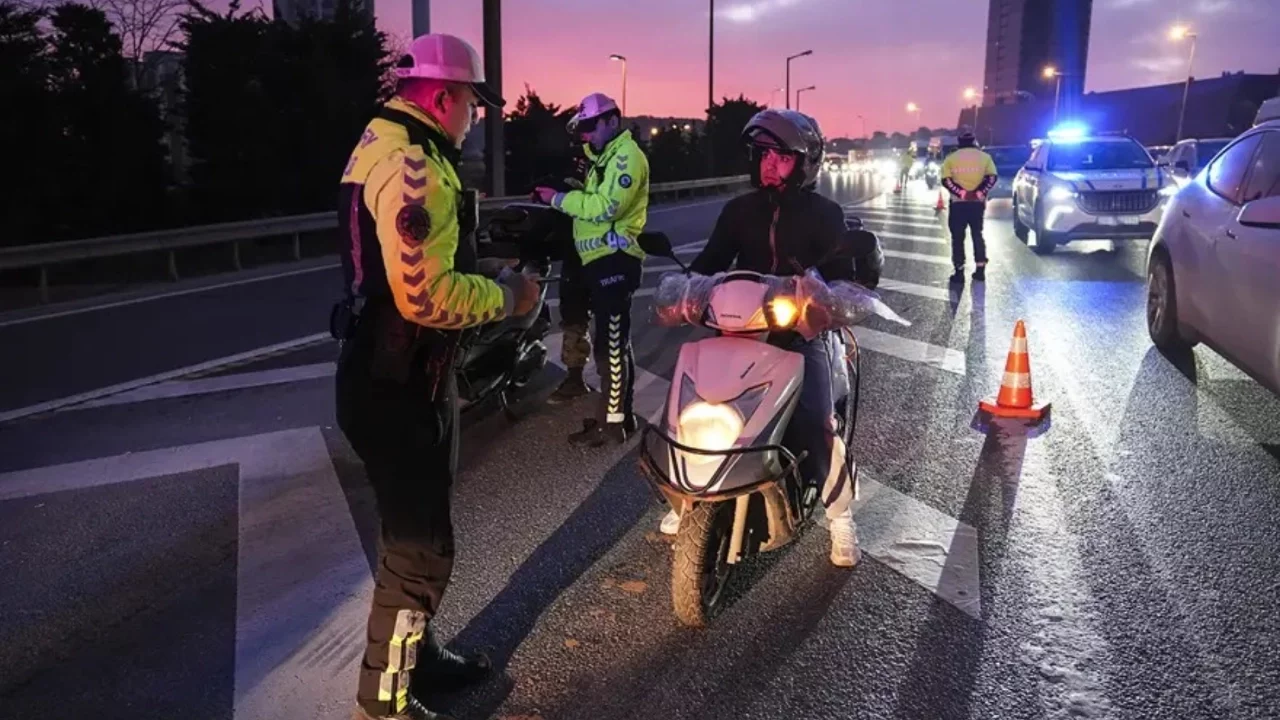 Trafikte taralı alan denetimi