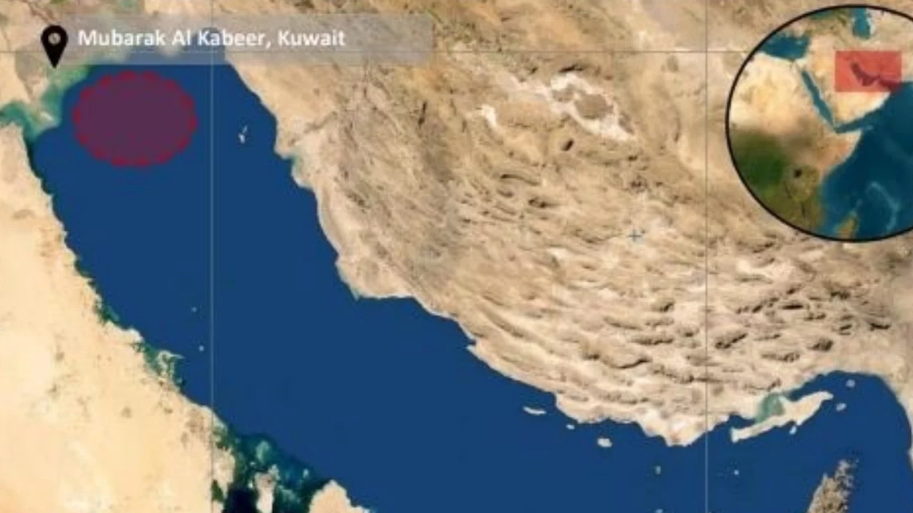 Kuveyt açıklarındaki petrol tankerinde patlama