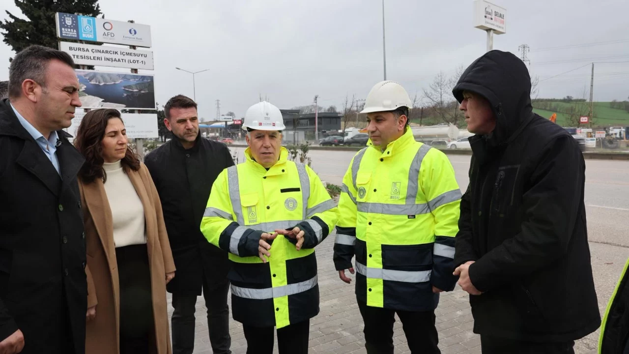 Bursa'da dev su projesi! Çınarcık suyu Görükle ve Mudanya'ya ulaşacak