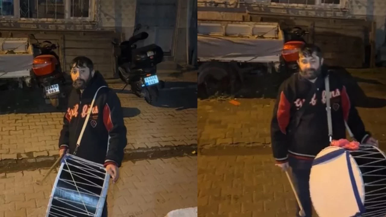 Davulcunun bahşiş pazarlığı gülümsetti