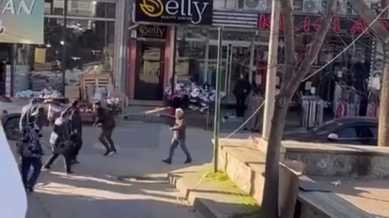 Bursa'da çıkan esnaf kavgası boks ringini aratmadı