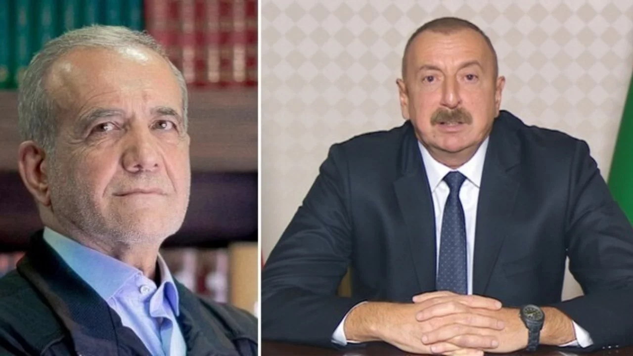 İran Cumhurbaşkanı Pezeşkiyan, Azerbaycan Cumhurbaşkanı Aliyev ile görüştü