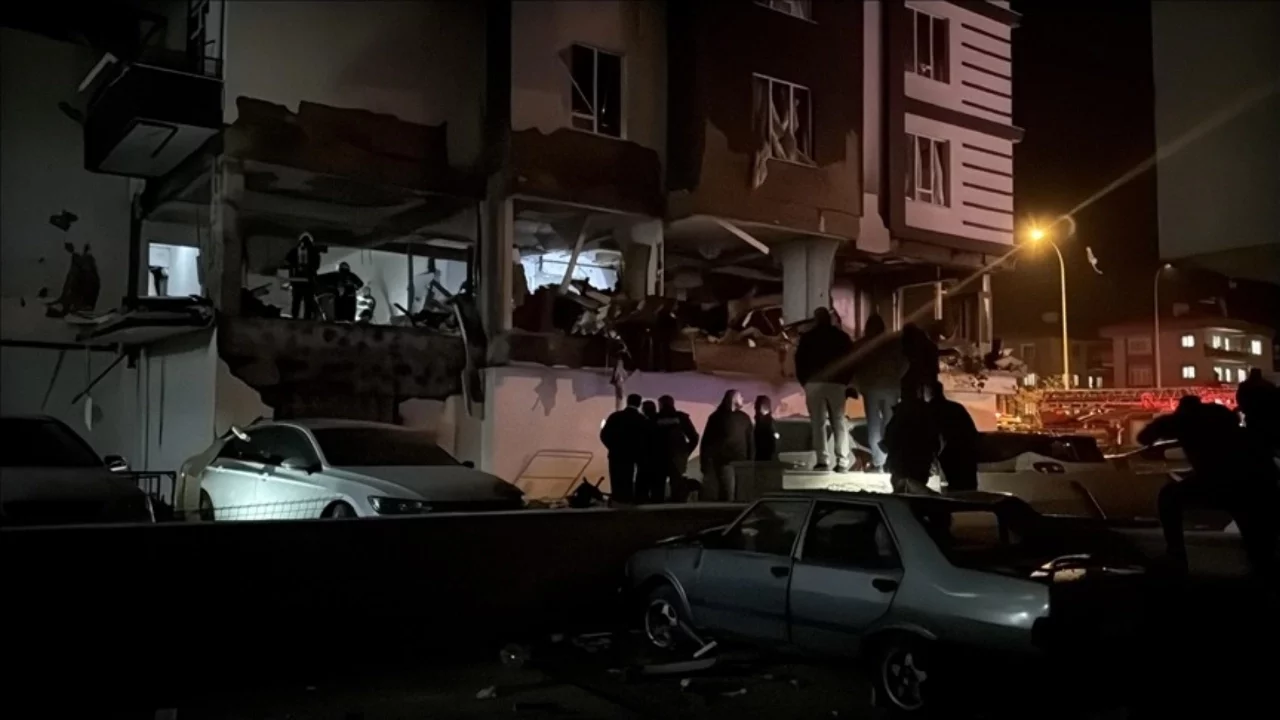 Niğde'de doğal gaz patlaması:12 kişi yaralandı