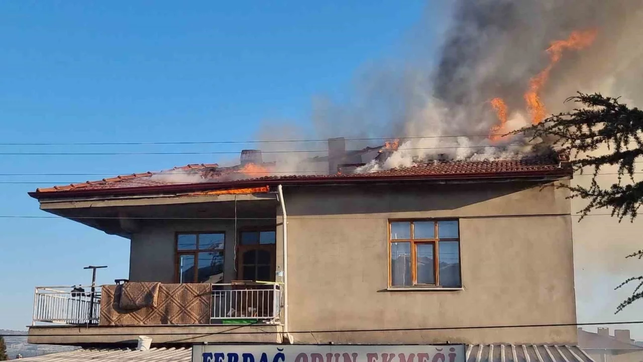 Kütahya'da korkutan yangın