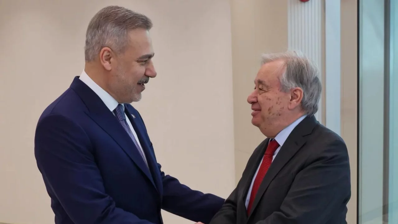 Dışişleri Bakanı Fidan, BM Genel Sekreteri Guterres ile görüştü