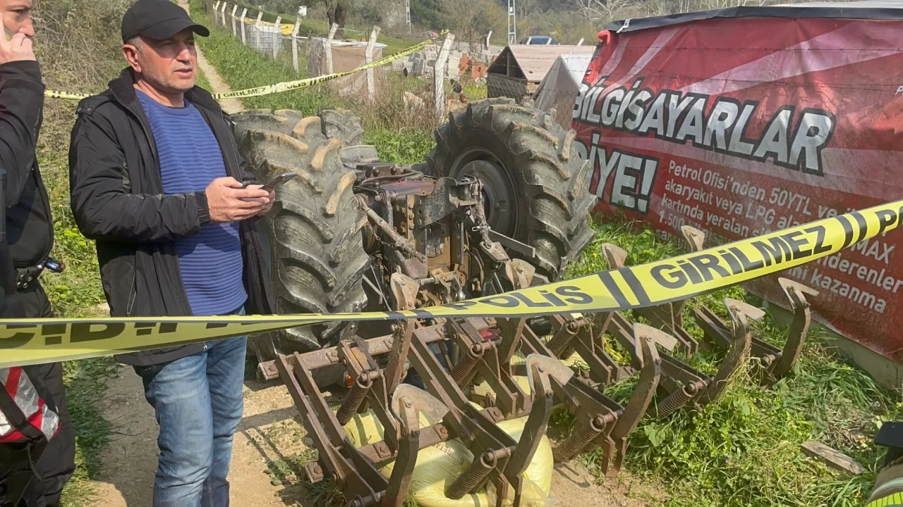 Bursa'da devrilen traktörün altında kalan kişi hayatını kaybetti