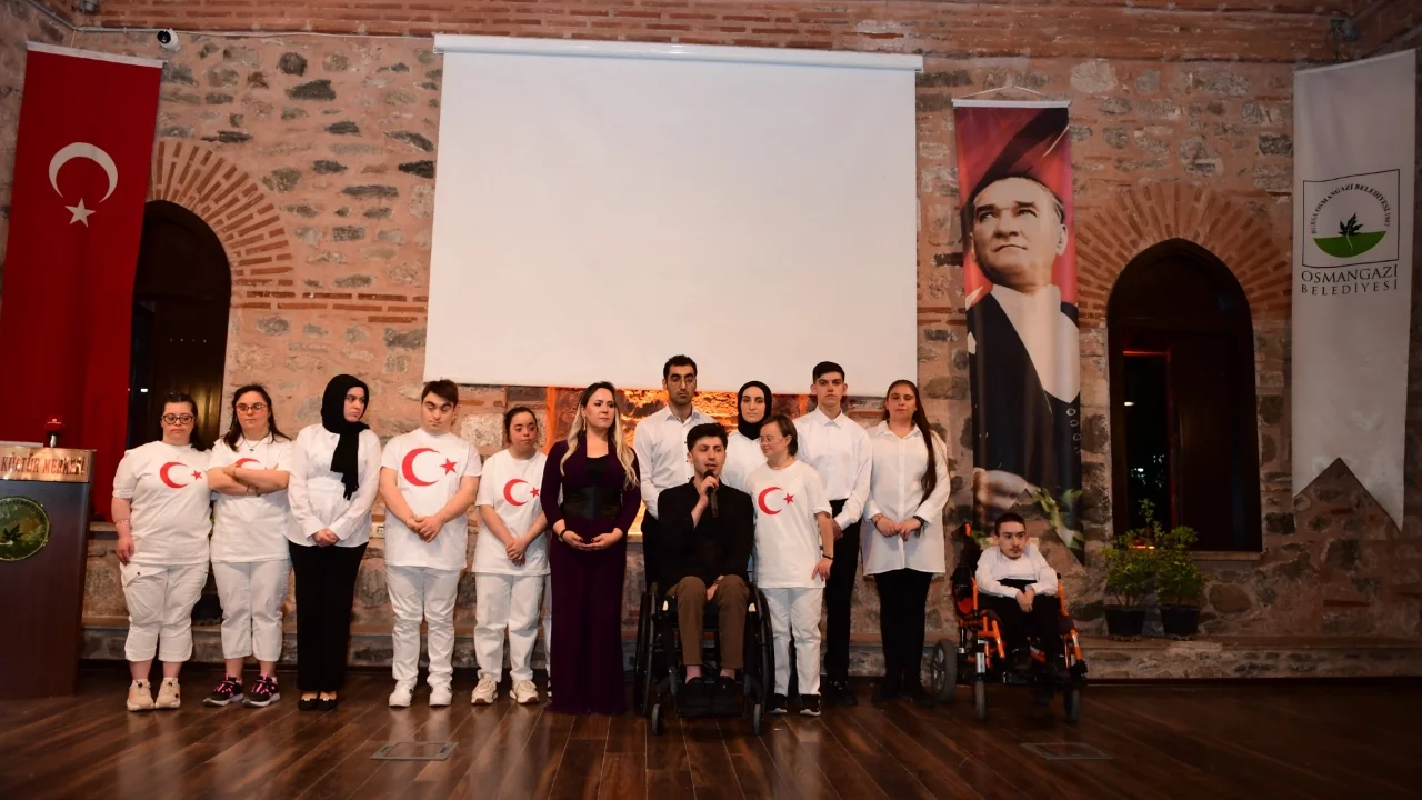 Osmangazi'de engelli çocuklardan yürekleri ısıtan gösteri