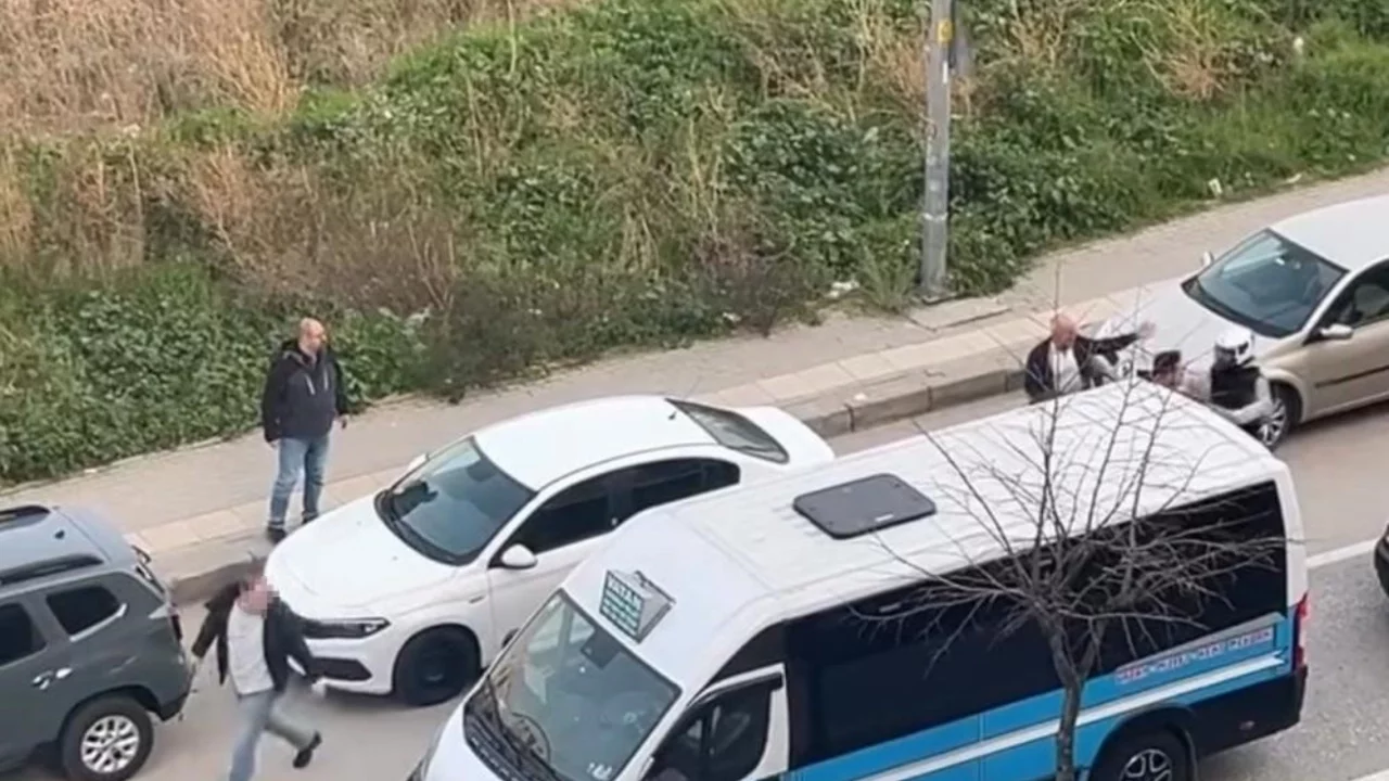 Bursa'da trafikte coplu kavganın failleri yakalandı