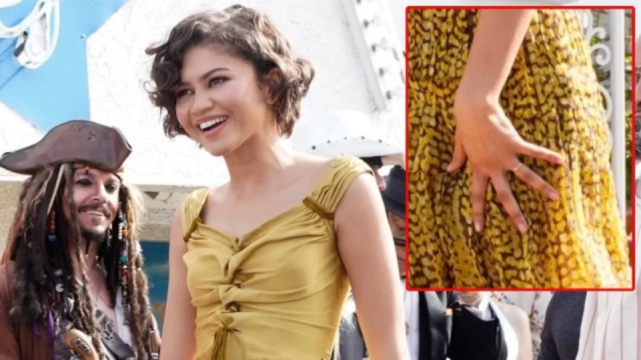 Zendaya parmağındaki alyansla evlilik iddialarını alevlendirdi