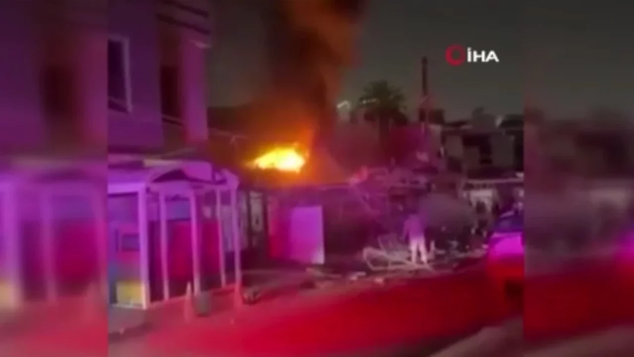Irak'ta İran destekli grupların bulunduğu binaya roketli saldırı