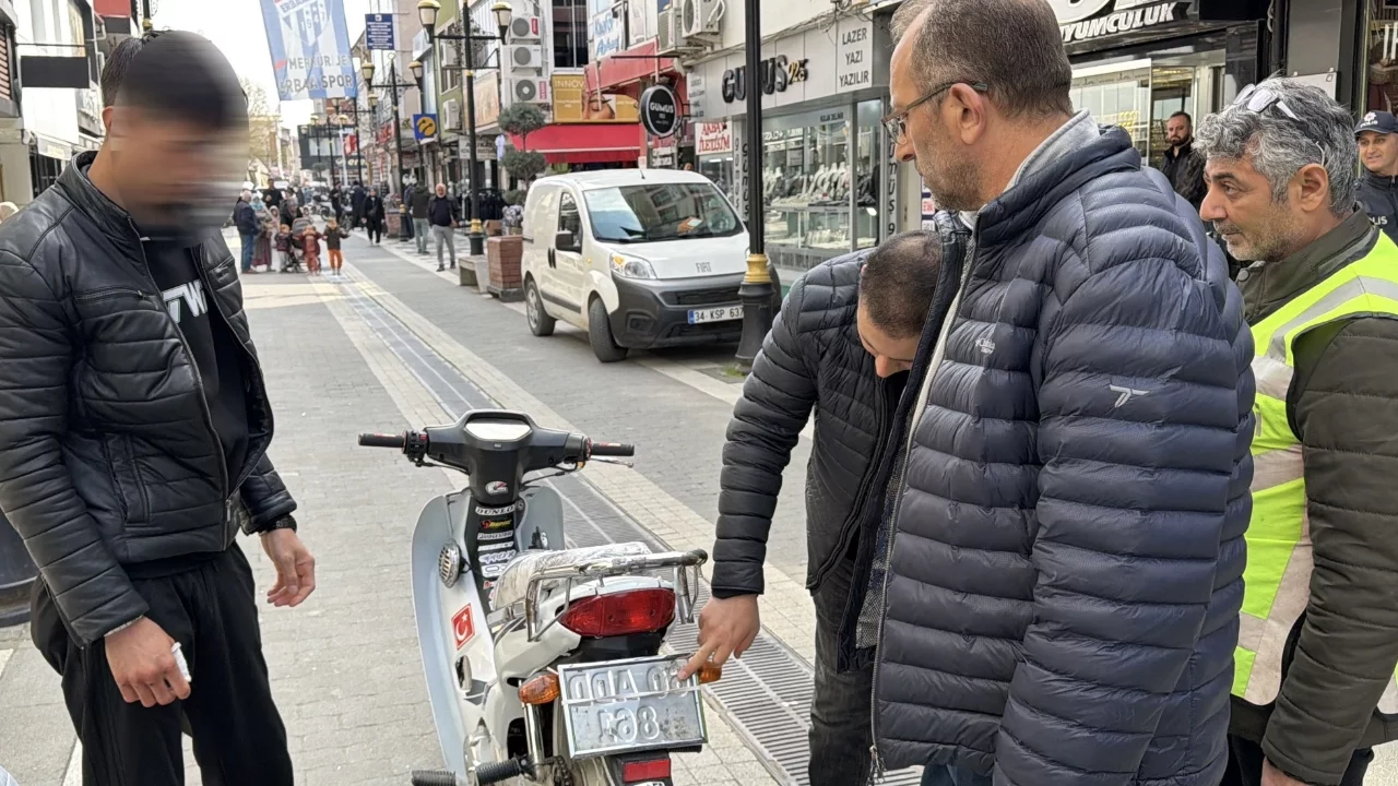 Tokat'ta 50 bin TL'lik motosikleti ile 146 bin TL'lik ceza yedi