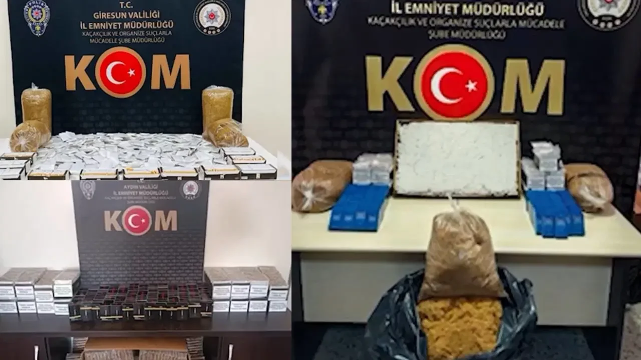 79 ilde yasa dışı tütün operasyonu! 337 kişi hakkında işlem yapıldı