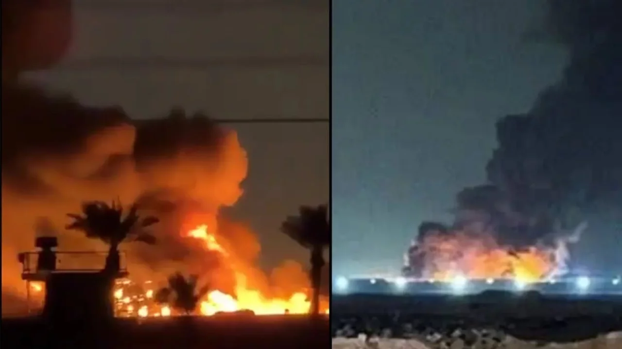 Bağdat'ta yeni saldırı: ABD'nin Victoria askeri üssünde yangın çıktı