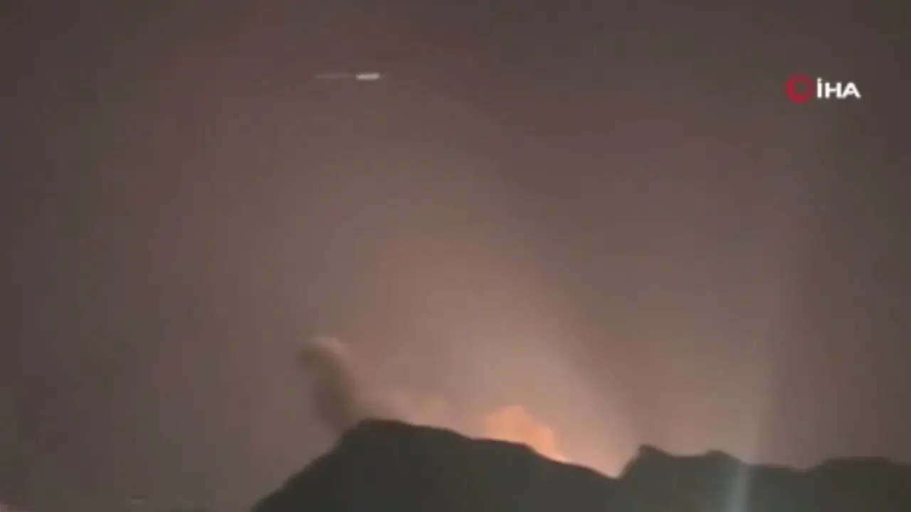 Tahran'da şiddetli patlamalar meydana geliyor