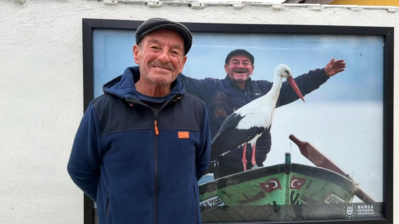 Bursa Karacabey'de Yaren Leylek ve Adem amcaya yoğun ilgi