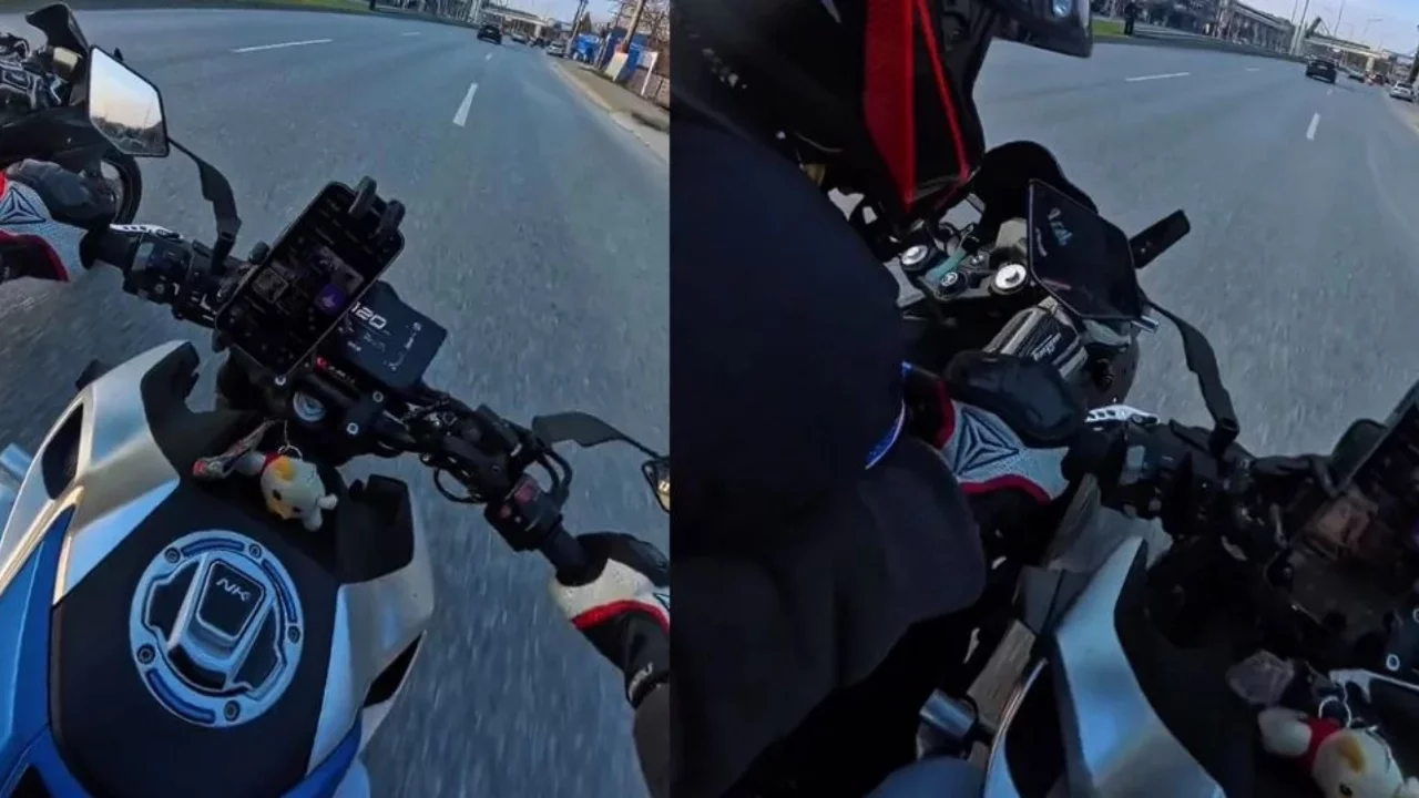 Bursa'da bir anda şerit değiştirdi, motosikletler çarpıştı