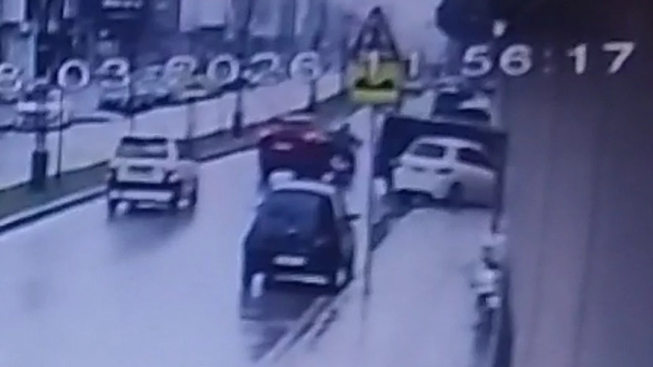 Bursa'da bir anlık dalgınlık kaza getirdi