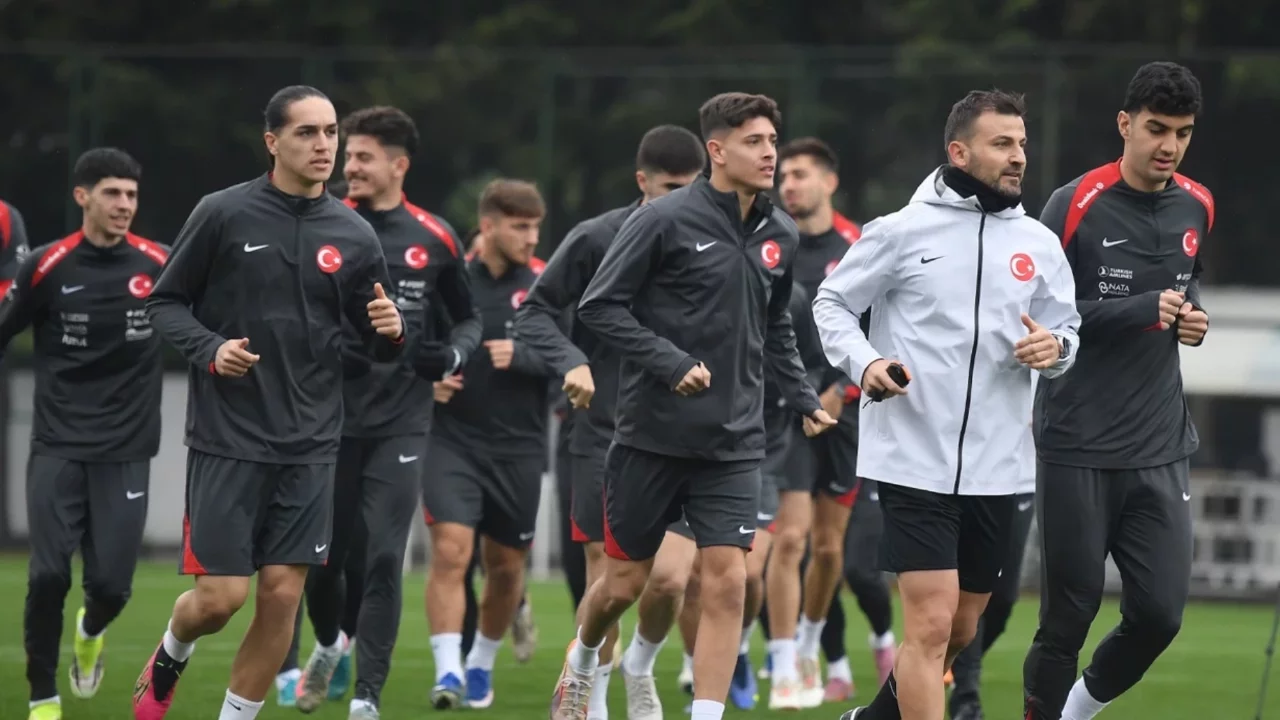 Ümit Milli Futbol Takım, hazırlıklarını sürdürdü
