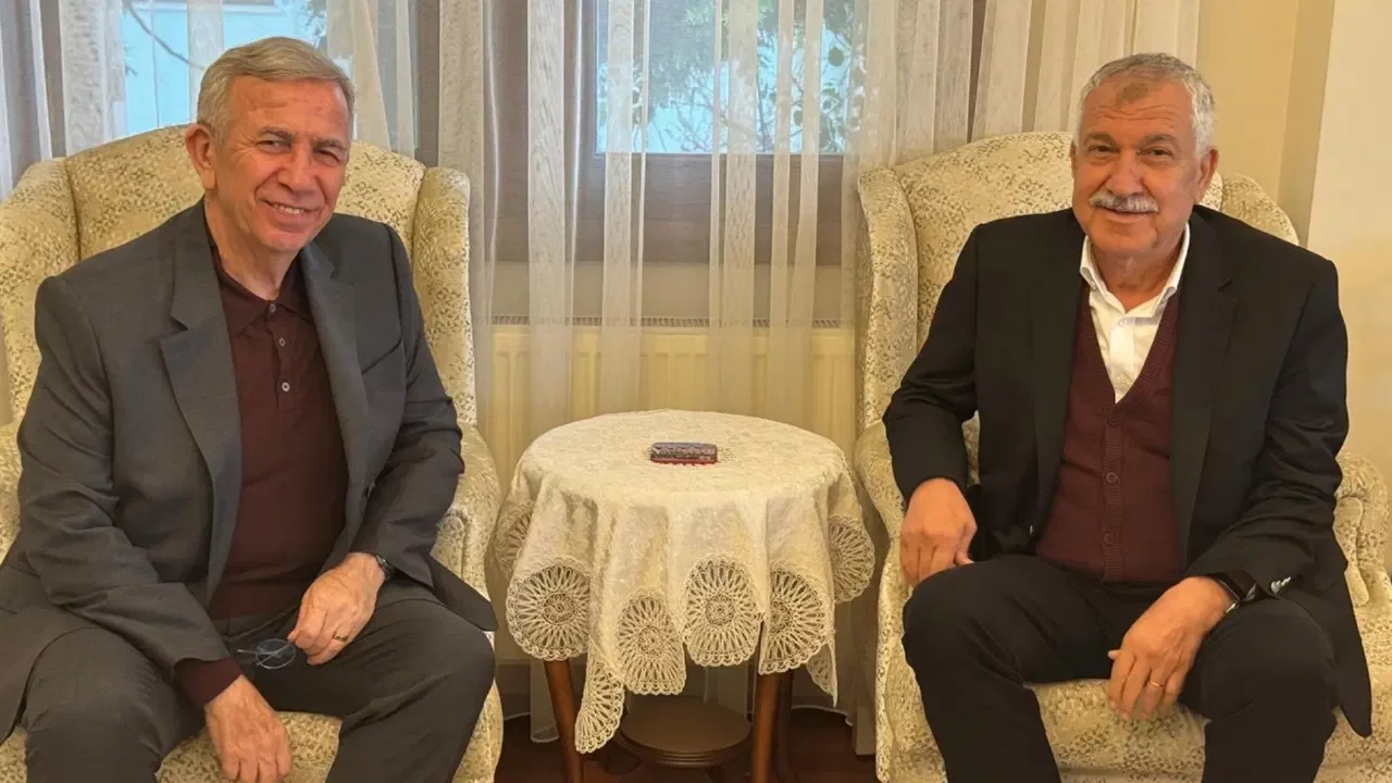 Ankara büyükşehir Belediye Başkanı Mansur Yavaş'tan Zeydan Karalar'a ziyaret
