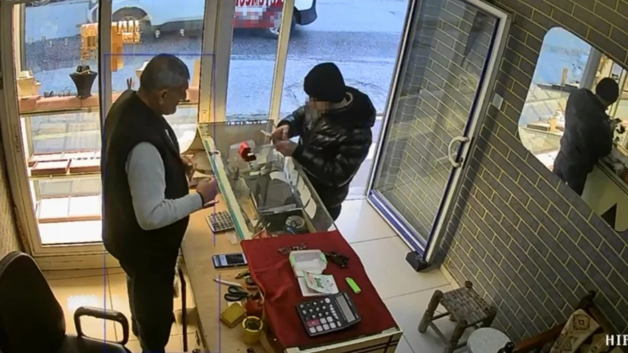 Kuyumcuya müşteri gibi girdi, tam 60 bin liralık yüzüğü alıp kayıplara karıştı