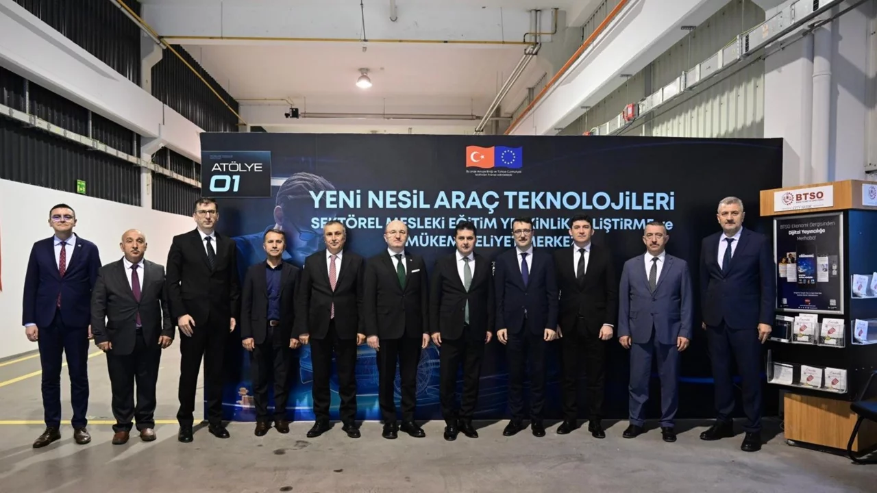 Mesleki ve Teknik Eğitim Genel Müdürü Kaygusuz'dan GUHEM ile BTSO Eğitim ve Teknoloji Kampüsü'ne ziyaret