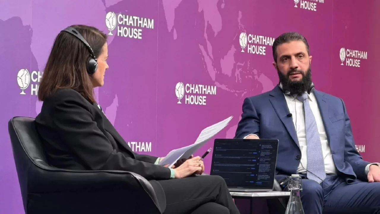 Şara, Chatham House'da konuştu; İran'da müzakere yolunun tercih edilmesini önerdi