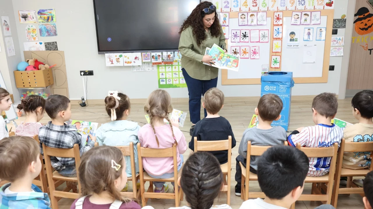 Nilüfer'de çocuklara geri dönüşüm eğitimi