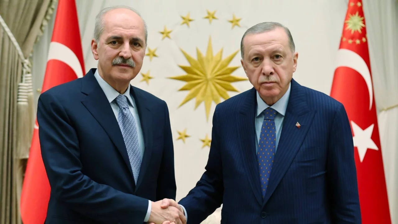 Cumhurbaşkanı Erdoğan, Meclis Başkanı Numan Kurtulmuş ile görüştü