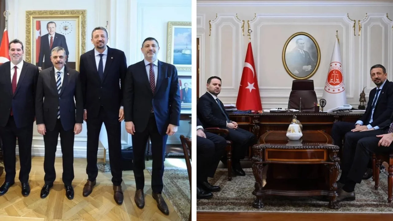 Hidayet Türkoğlu'ndan Adalet Bakanı Gürlek ile İçişleri Bakanı Çiftçi'ye ziyaret