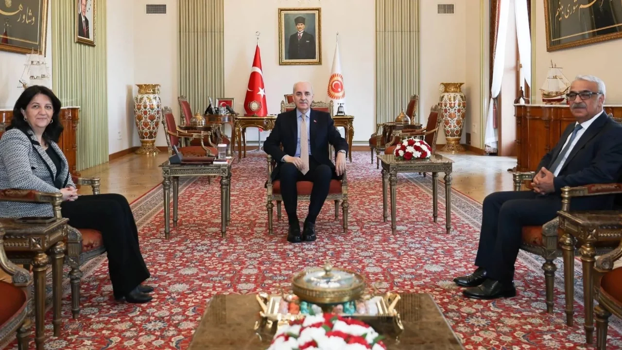 TBMM Başkanı Kurtulmuş, DEM Parti heyeti ile görüştü