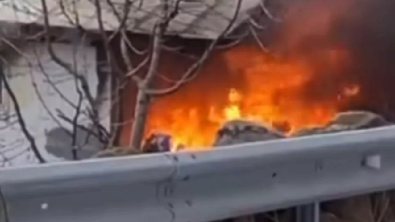 Bursa'da bağ evinde çıkan yangın korkuttu