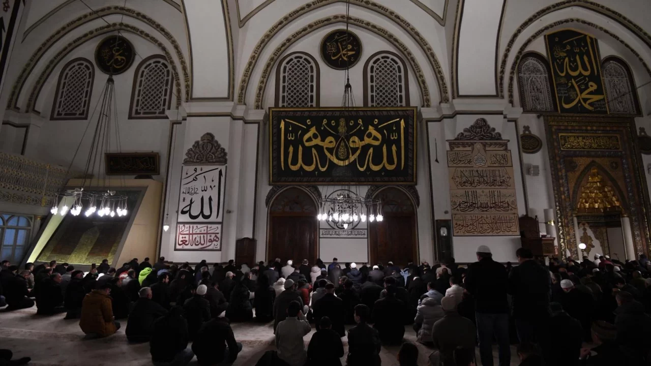 Bursa Ulu Camii'nde fetih duası gerçekleştirildi