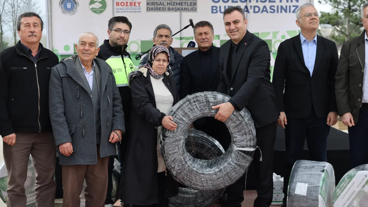 Bursa Büyükşehir'den çiftçiye bir can suyu daha!