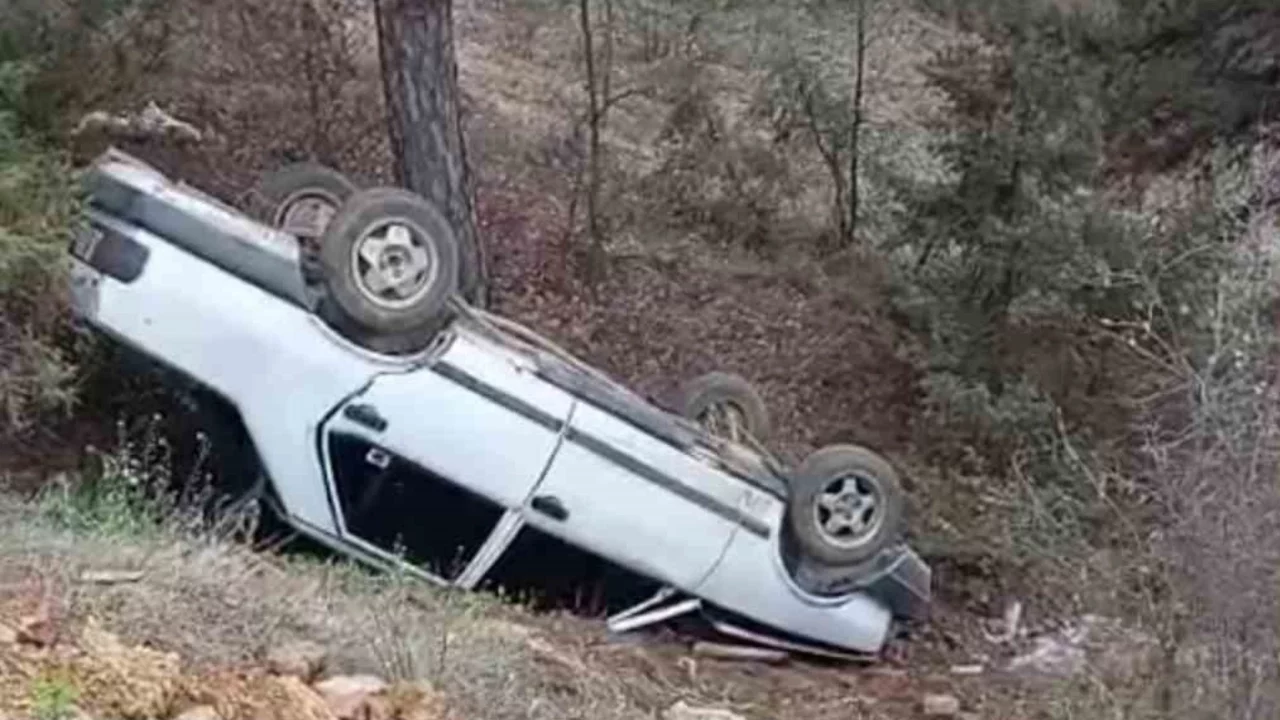 Kastamonu'da otomobil takla attı: 1 kişi yaralandı