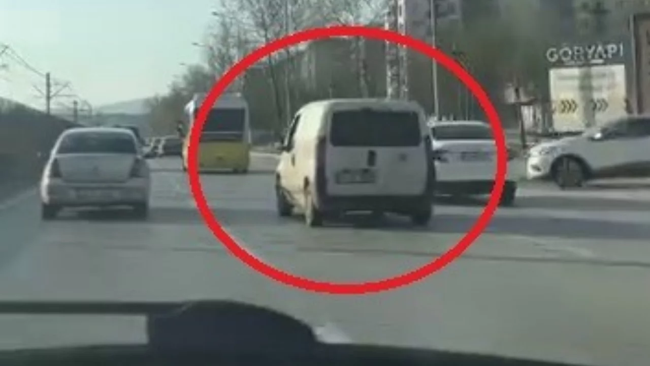 Bursa'da trafikte makas dehşeti! Trafiği tehlikeye düşürdü