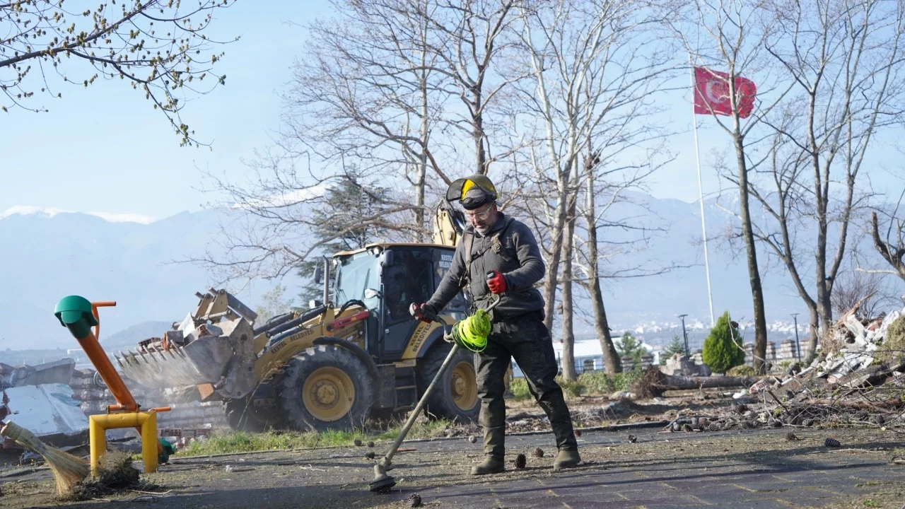 Kestel'de bahar mesaisi