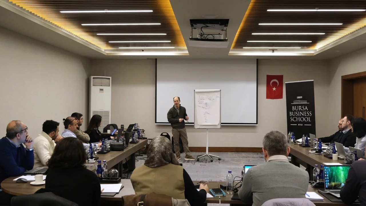 Bursa Business School'da "Tüm Departmanlar İçin: Yapay Zeka ile Verimlilik Üretmek" eğitimi