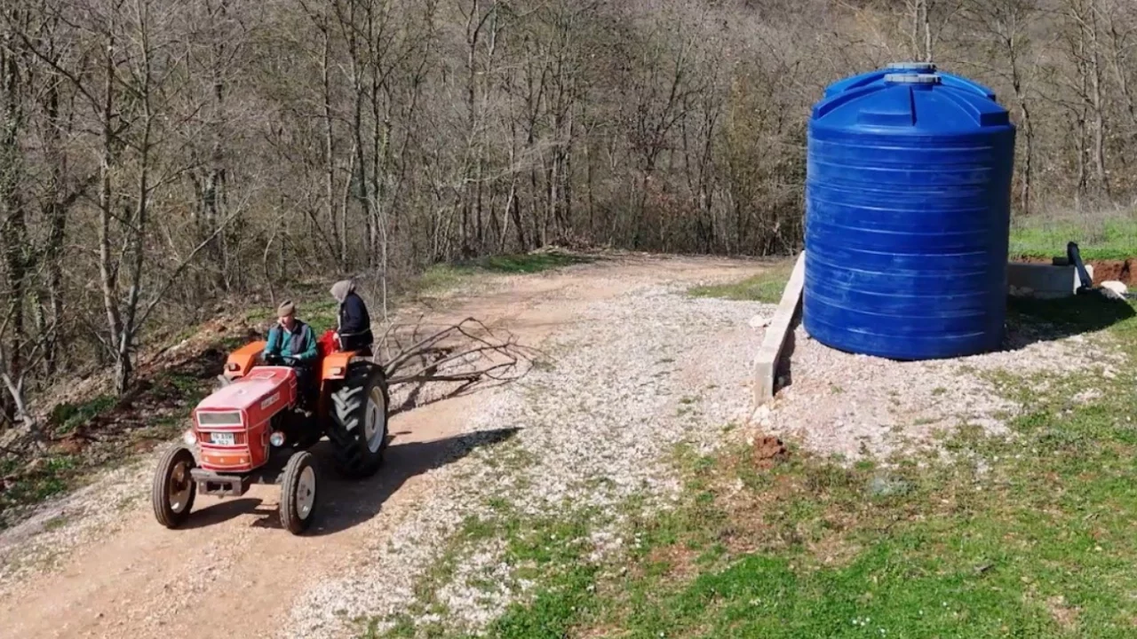 Kestel Belediyesi'nden 4 kırsal mahalleye 20 tonluk su deposu